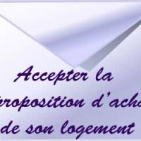 Accepter la proposition d'achat de son logement