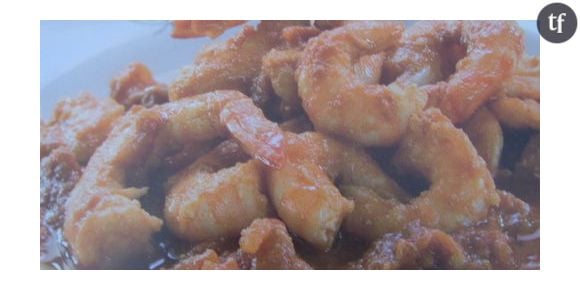 Recette concours : crevettes en sauce