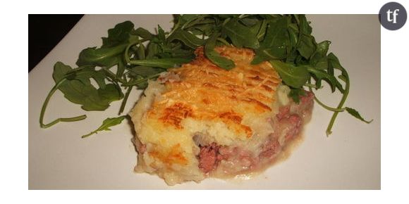 Hachis parmentier à la saucisse