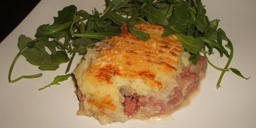 Hachis parmentier à la saucisse