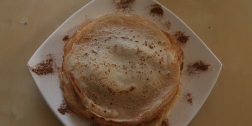 Crêpes aux pommes 