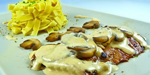 Escalope de veau à la crème 