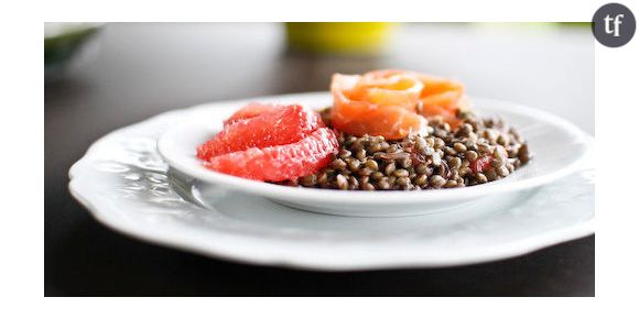 Une bonne salade de lentilles désaltérante