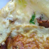 Belle omelette aux girolles