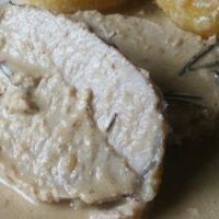 Rôti de porc au lait