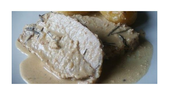 Rôti de porc au lait