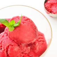 Sorbet à la cerise