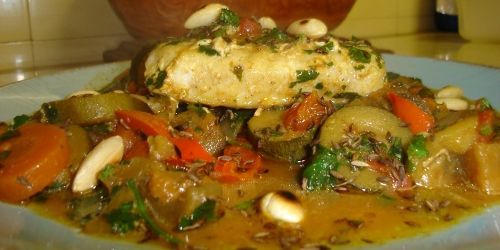 Tajine de poisson à la marocaine