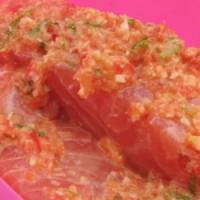 Saumon marine a la tomate