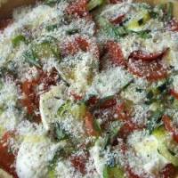 Recette concours : Tarte tomates/courgette