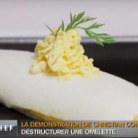 Top Chef 2012 : L'omelette déstructurée blanche à l'extérieur jaune à l'intérieur de Christian Constant