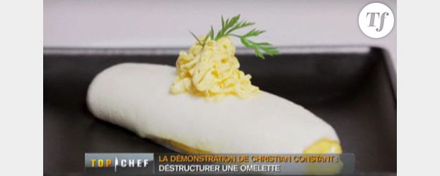 Top Chef 2012 : L'omelette déstructurée blanche à l'extérieur jaune à l'intérieur de Christian Constant