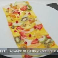 Recette Top Chef 2012 : Le  carpaccio de salade de fruits de Jean Imbert