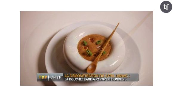 Top Chef 2013 - Recette Cyril Lignac : bouchée sucrée au bonbon