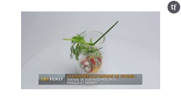 M6 - Top Chef 2013 : recette du Tartare de sardine à la mangue