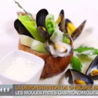Recette Top Chef 2013 : Moules-frites gastronomiques de Ghislaine Arabian