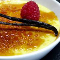 Crème brûlée à la vanille