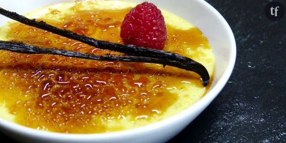 Crème brûlée à la vanille