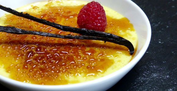 Crème brûlée à la vanille