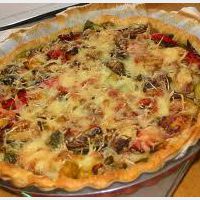 Recette facile de la tarte salée au saumon 