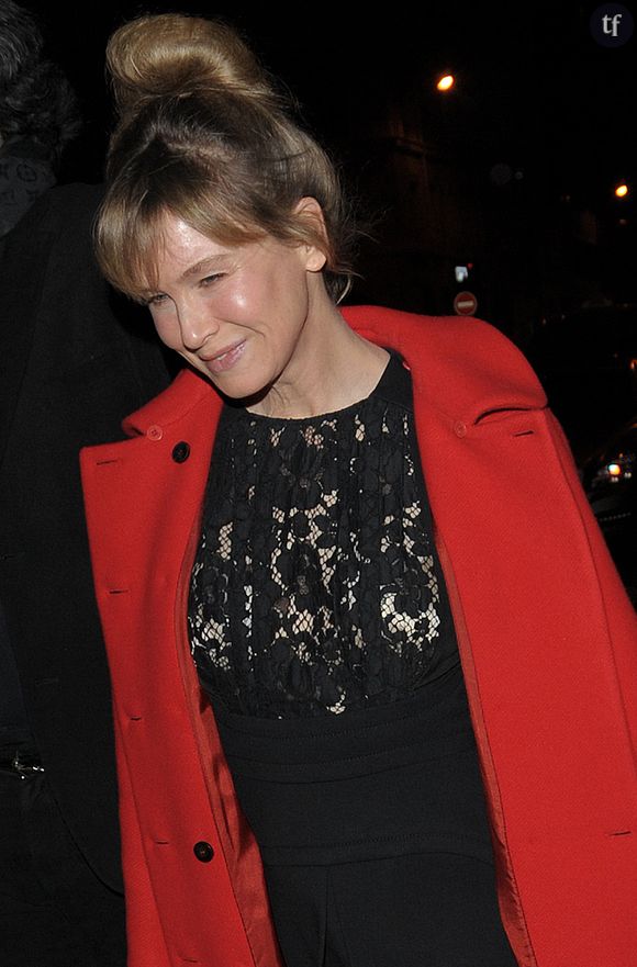 Renée Zellweger à Paris le 11 mars 2015