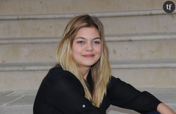 La chanteuse Louane Emera