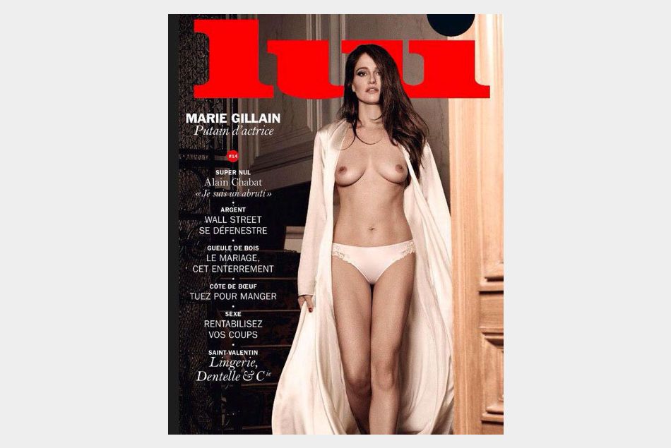 Marie Gillain nue en couverture de "Lui".