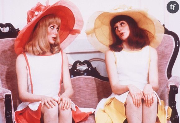 Catherine Deneuve et sa soeur françoise Dorléac dans "Les Demoiselles de Rochefort"