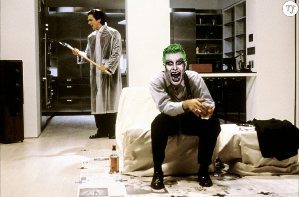Le Joker en compagnie de Patrick Bateman dans le film &quot;American Psycho&quot;