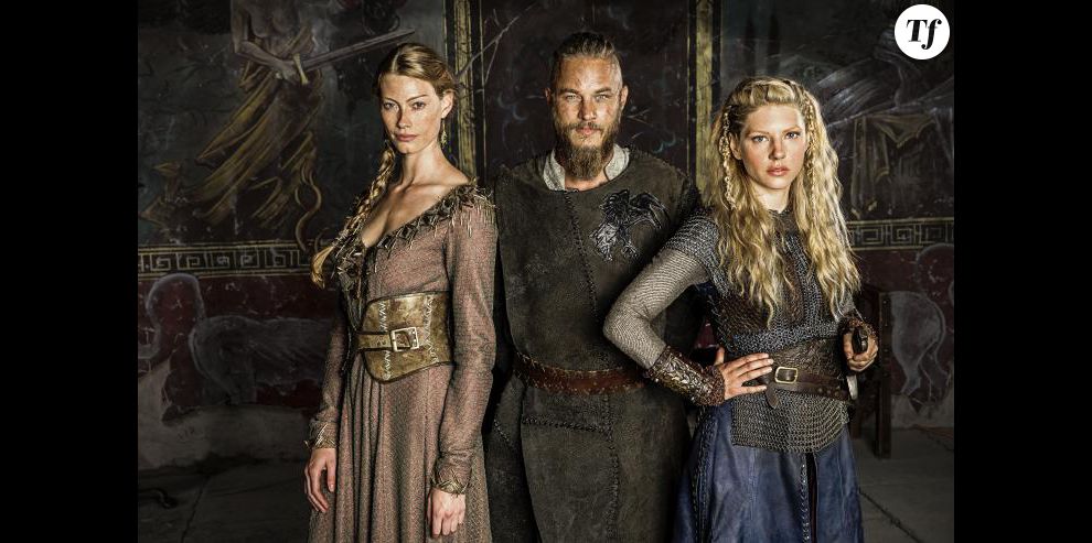 Princesse Aslaug, Ragnar et Lagertha dans Vikings