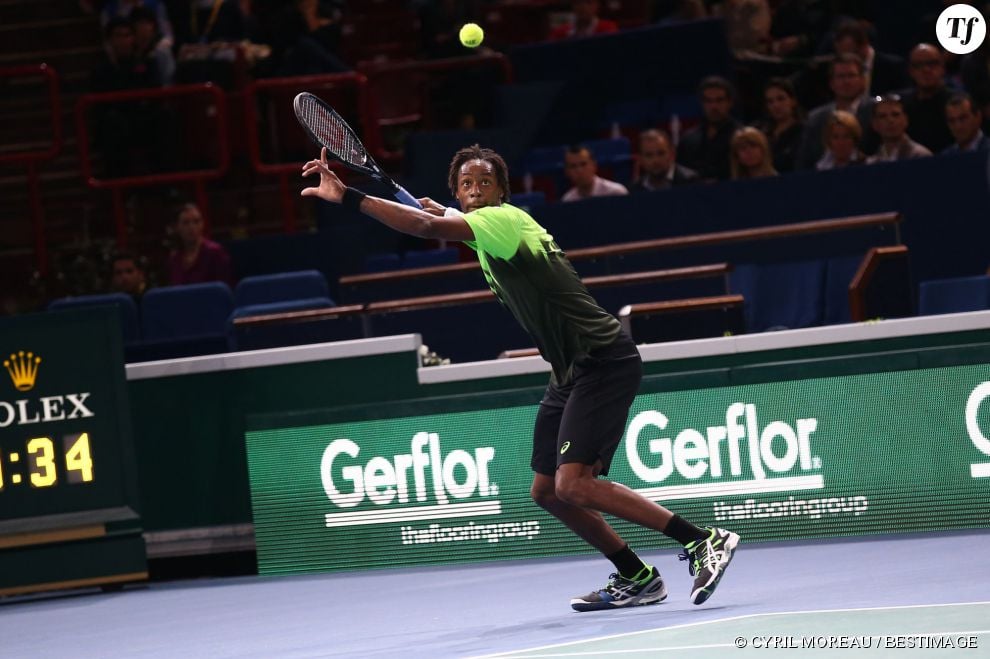 Gaël Monfils - Tournoi de tennis BNP Paribas Masters 2014 au Palais Omnisports de Paris-Bercy, le 28 octobre 2014.  