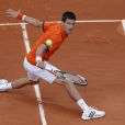 Le numéro mondial Novak Djokovic à Roland Garros