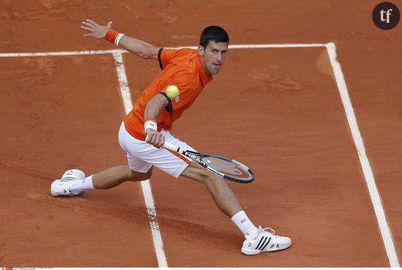 Le numéro mondial Novak Djokovic à Roland Garros