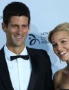 Novak Djokovic et sa femme Jelena Ristic en 2013