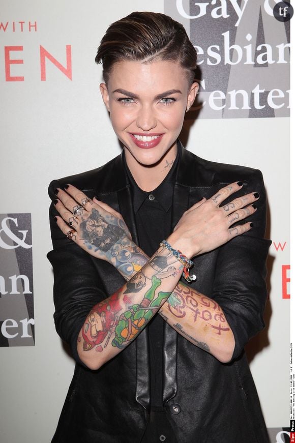 Sara Gilbert, Linda Perry11 May 2014 - Beverly Hills, California - Ruby Rose. The L.A. Gay & Lesbian Center host the 2014 An Evening with Women Gala held at The Beverly Hilton Hotel. 