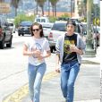     Actress Kristen Stewart and Alicia Cargile takes a long stroll back to their car after having at trendy Silverlake area in Los Angeles. 