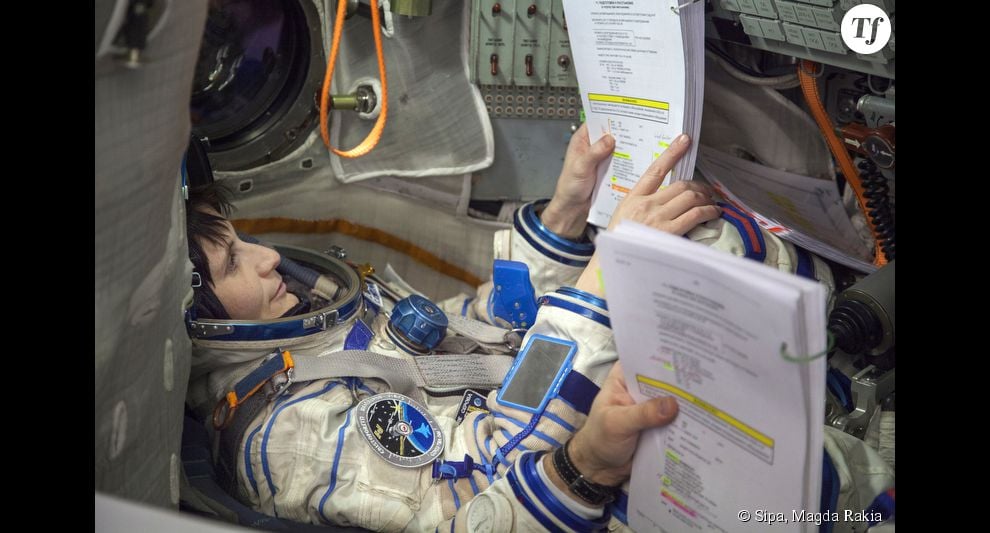  L&#039;astronaute italienne Samantha Cristoforetti, deuxième femme européenne à se rendre dans l&#039;espace depuis Claudie Haigneré 