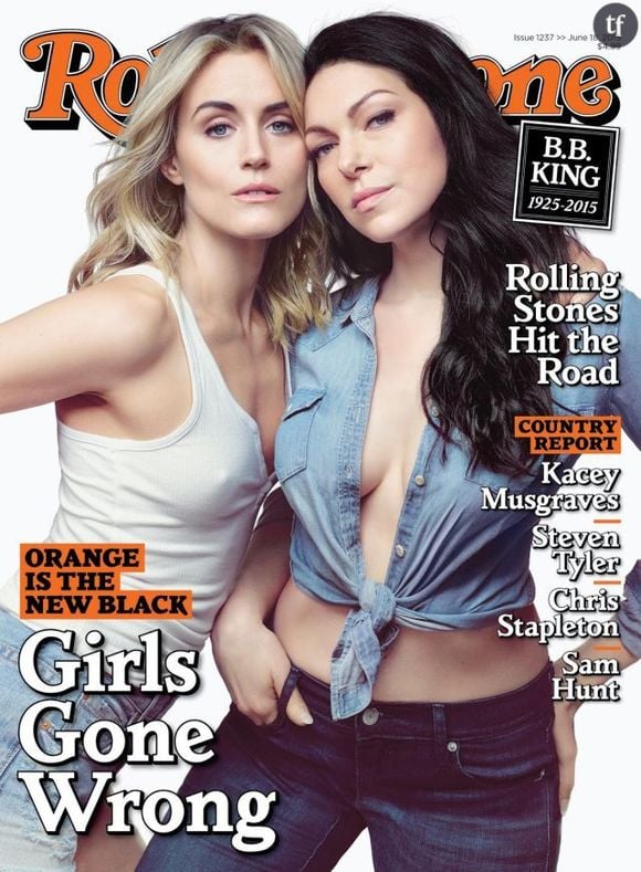 Les stars d'Orange is the new black en couverture du magazine.