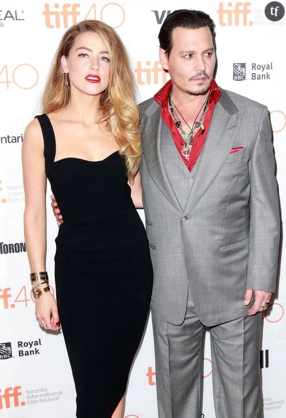 Johnny Depp et Amber Heard sont apparus ensemble au festival du film de Toronto, lundi 14 septembre 2015.