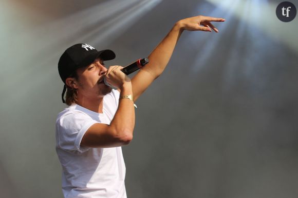 Nekfeu - Quatrième jour du festival Fnac Live sur le parvis de l'Hôtel de Ville à Paris. Le 18 juillet 2015 