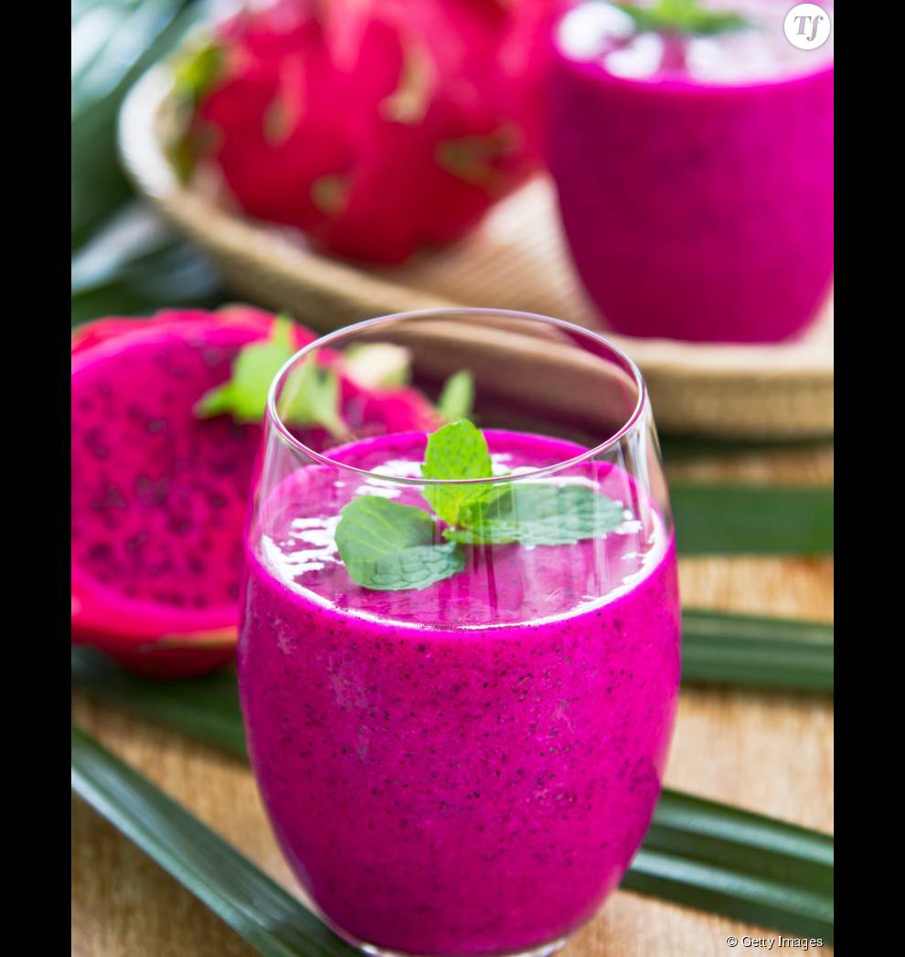La pitaya, un fruit qui se déguste aussi en smoothie