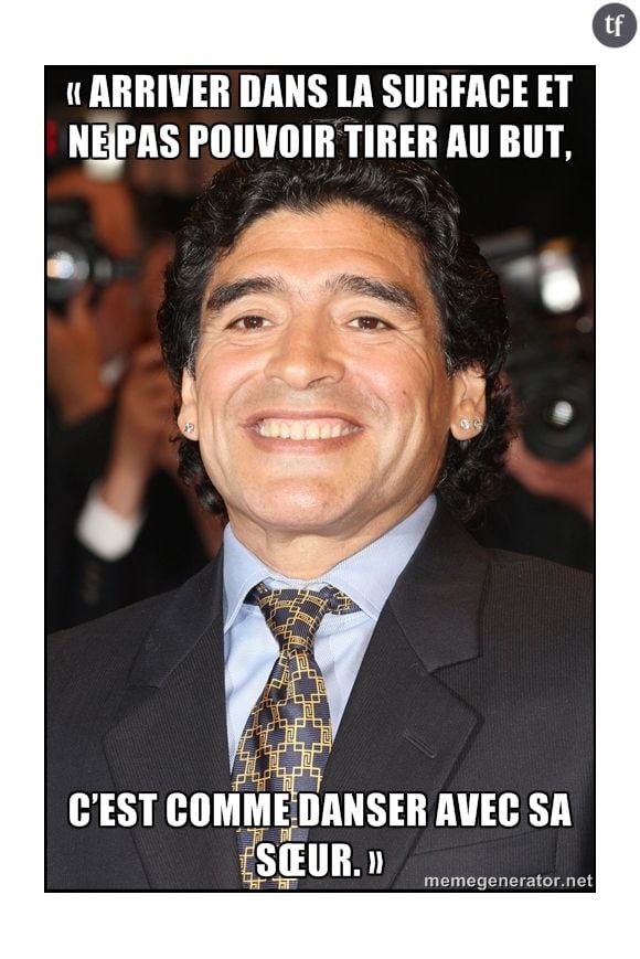 Diego Maradona, poète argentin