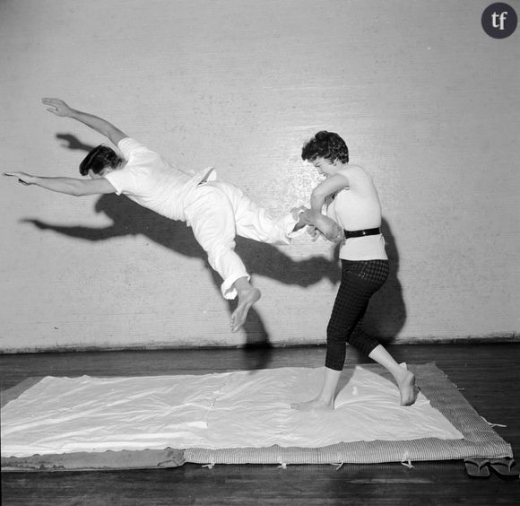 Un cours de self-défence en 1955.