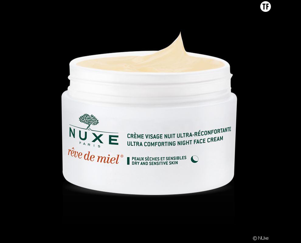  Crème Visage Ultra-Réconfortante Nuit Rêve de Miel , Nuxe (27.20 euros)