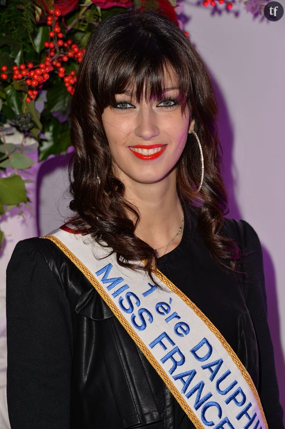  Sophie Vouzelaud (1ère Dauphine Miss France 2007) - Cocktail pour les 1 an de la maison Aloha Paris Luxe aux Salons Hoche à Paris, le 19 décembre 2014. 