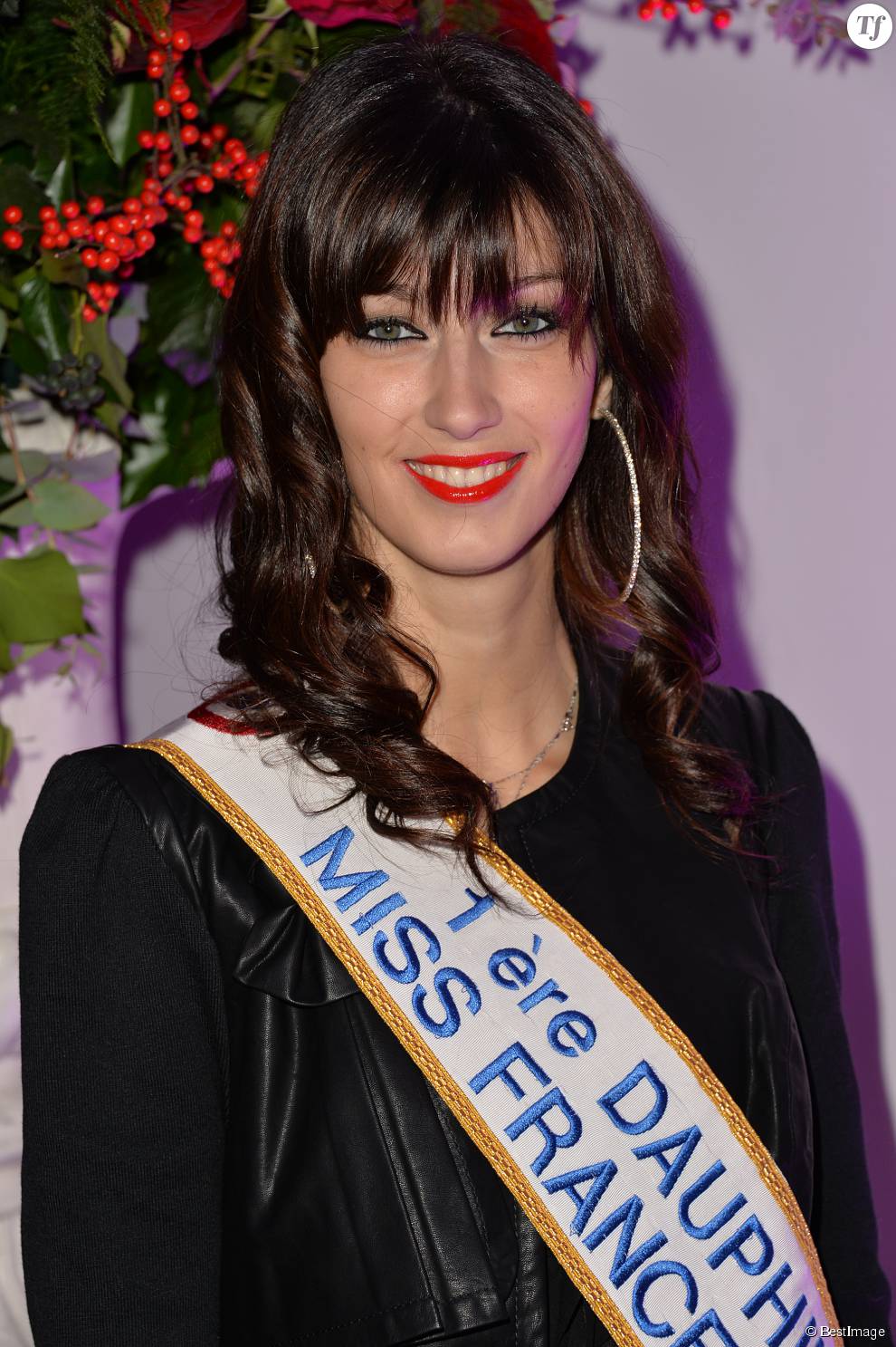   Sophie Vouzelaud (1ère Dauphine Miss France 2007) - Cocktail pour les 1 an de la maison Aloha Paris Luxe aux Salons Hoche à Paris, le 19 décembre 2014.  