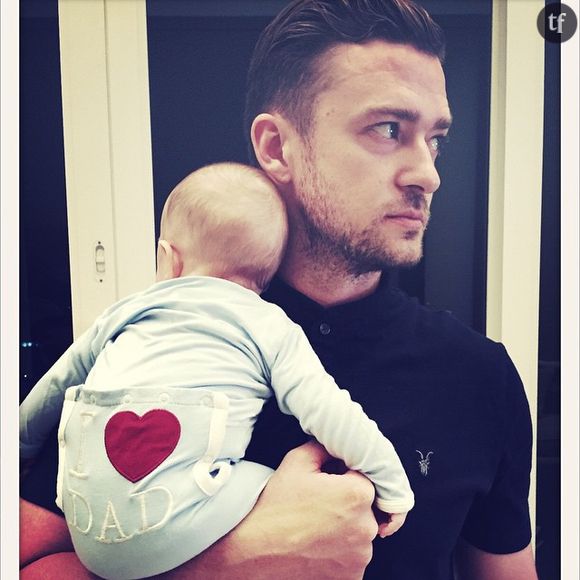 Il semble que le bébé de Justin Timberlake soit déjà fan de son papa