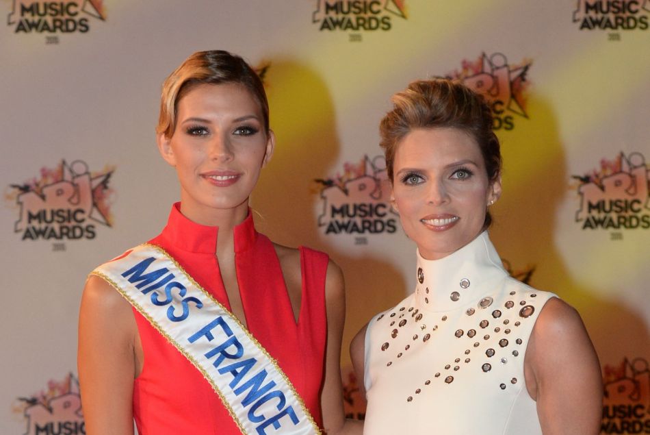 Camille Cerf (Miss France 2015) et Sylvie Tellier