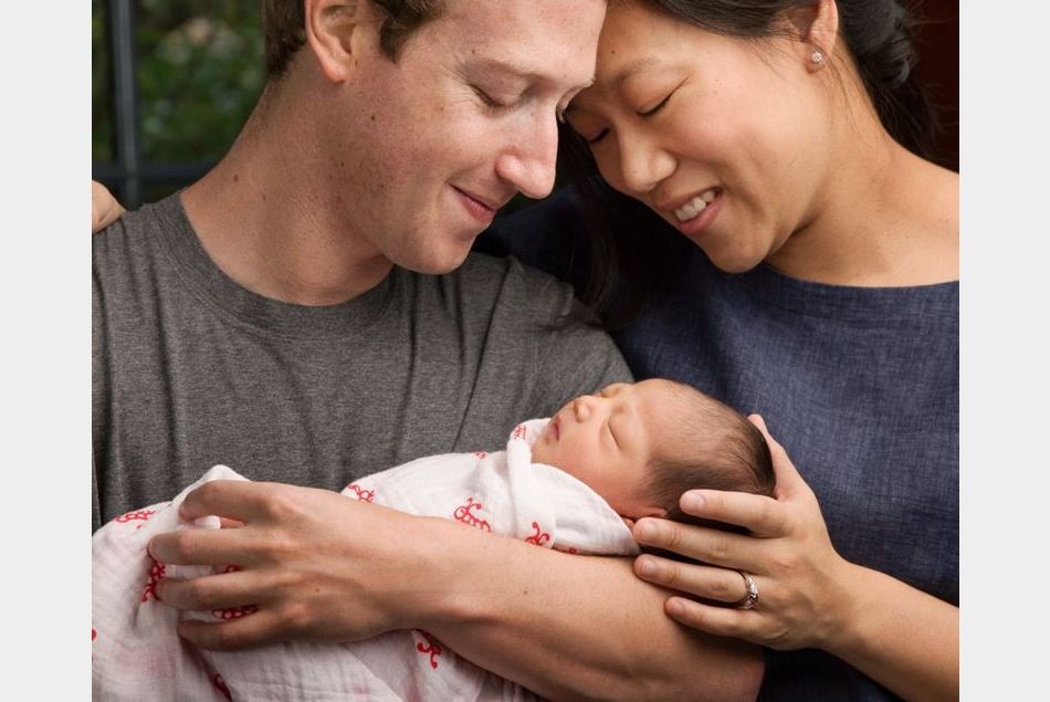 Mark Zuckerberg et Priscilla Chan, heureux parents de Max