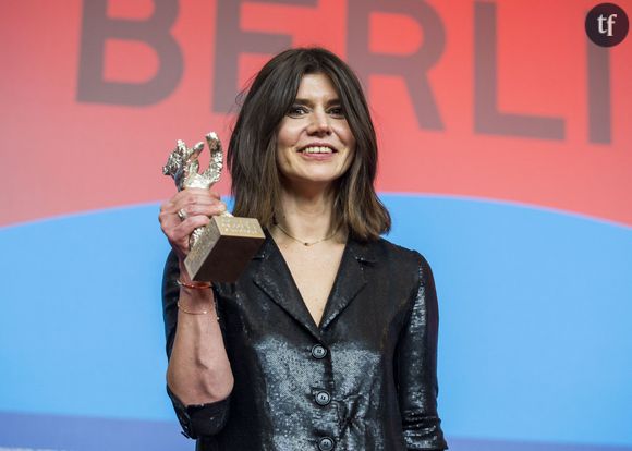 Malgorzata Szumowska après la remise des prix lors de la cérémonie de clôture du 65ème festival international du film de Berlin, le 14 février 2015. 